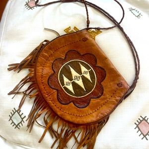 Bohemian Vintage leather purse